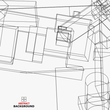 soyut mimari duvar kağıdı, dijital arkaplan