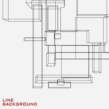 vektör soyut arkaplan. Çizgilerin, şekillerin, çizgilerin tasarımı. Kart, poster, afiş, kitap kapağı, poster, broşür tasarımı