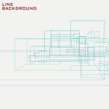 Vektör içindeki soyut geometrik arkaplan