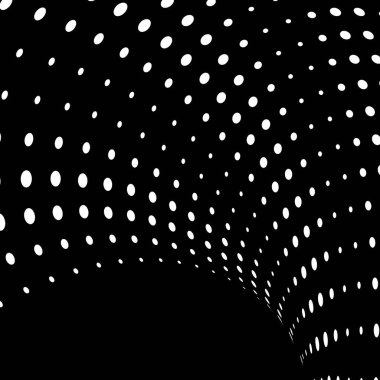 Daireler ile vektör soyut desen.