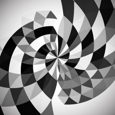 Geometrik şekillerin soyut arkaplanı.