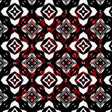 Dikişsiz soyut desen baskı kumaş ya da kağıt almak için. Elle çizilmiş arka plan.