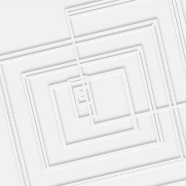 Açık gri arkaplan soyut beyaz renk ve geometrik desen. tasarım ögesi