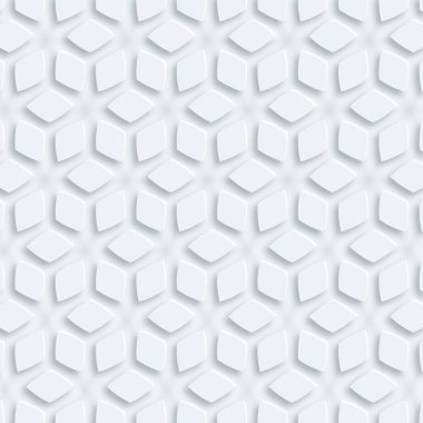 3 boyutlu altıgenli vektörsüz desen