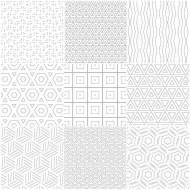 Kusursuz geometrik desenler. Tekrarlanan arkaplanlar.