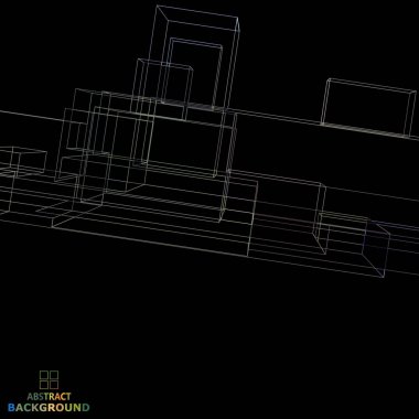 soyut karelere sahip arkaplan