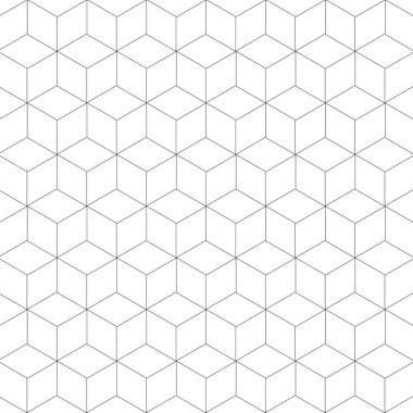 Geometrik şekilli kusursuz desen vektör çizimi