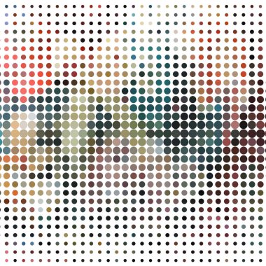 Renkli mozaik desen. Çalışmalarınız için vektör illüstrasyonu