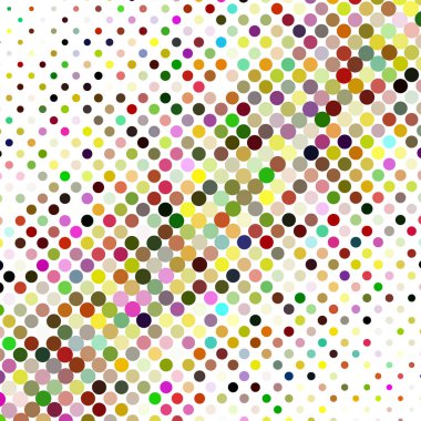 Renkli arka plan ile dots