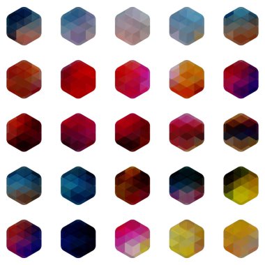 renkli geometrik mozaik arkaplan