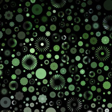 Çemberli soyut renkli arkaplan