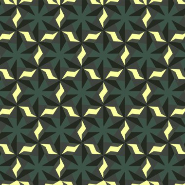 Geometrik şekilli kusursuz desen vektör çizimi