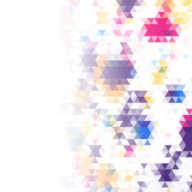 renkli mozaik geometrik desen arkaplanı