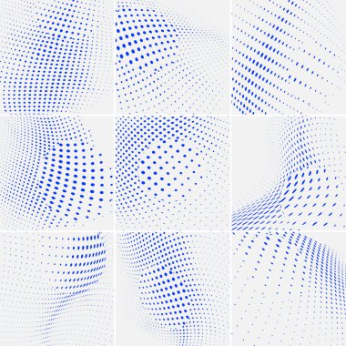 Soyut yarı ton noktaları kümesi