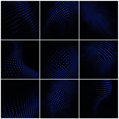 Soyut geçmişlerin vektör çizimi. soyut arkaplan seti