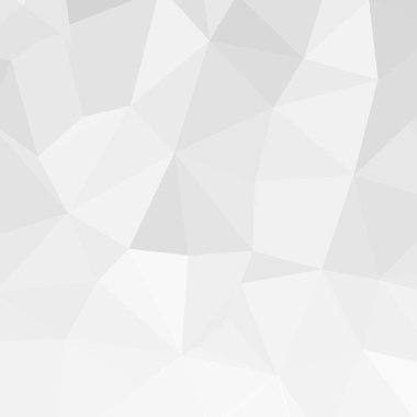 Beyaz ve gri üçgenlerin soyut arkaplanı.