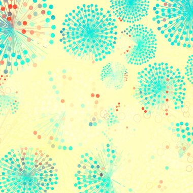 Geometrik şekilleri ve daireleri olan renkli gradyan modern arkaplan