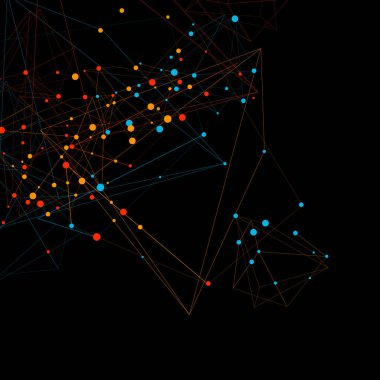 ağ bağlantısı ve iletişim. 3d oluşturma