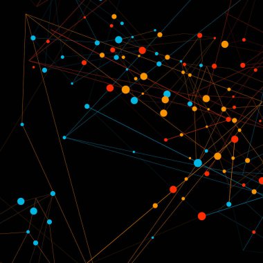 Vektör arka plan noktalı
