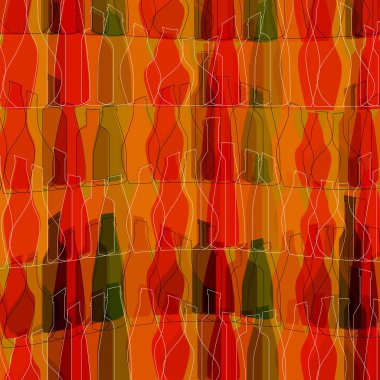 Kabarcıklı kırmızı şarap kadehinin soyut arkaplanı. 10 saniye.