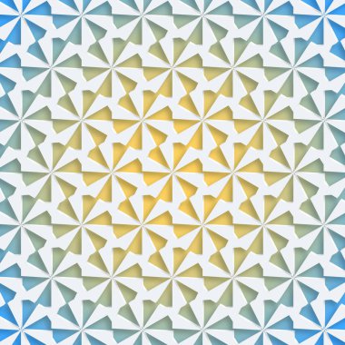 Soyut üçgenli vektörsüz desen.