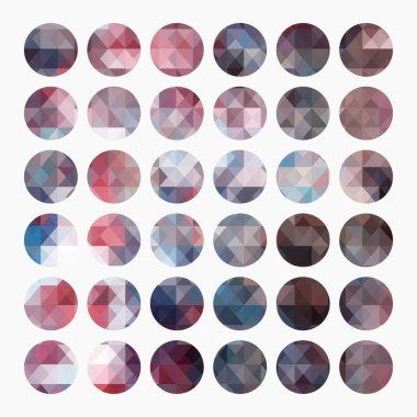 Geometrik soyut çember şablonu arka planı