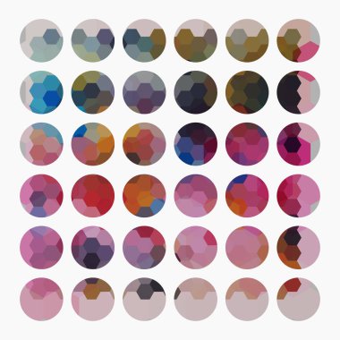 Çember arkaplanının vektör çizimi