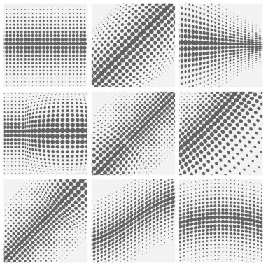 noktalı resim arka planları bir dizi.