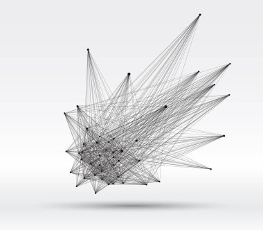 Soyut arkaplan. 3d illüstrasyon.