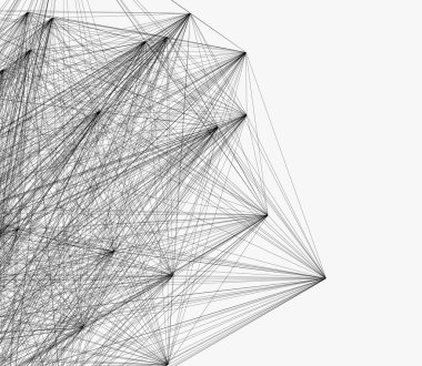 ağ bağlantısı arka planı. Soyut arkaplan. vektör.