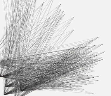 Çizgiler ve noktalarla soyut arkaplan.