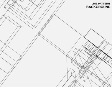 Siyah mimari arka plan. Tasarımınız için mimari biçim.