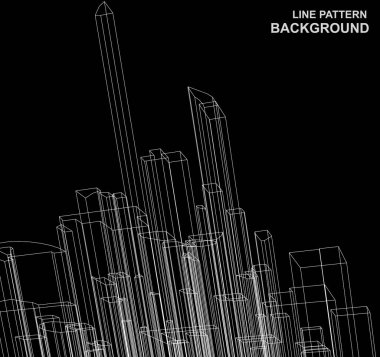 soyut siyah beyaz çizgi sanat arkaplanı