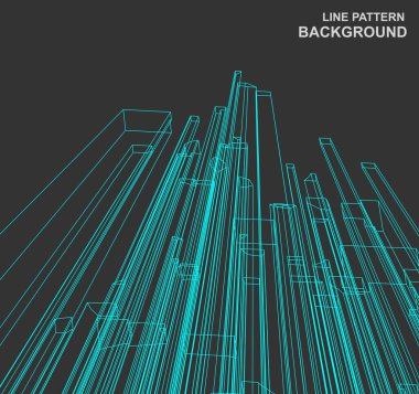 Geometrik şablon arka planı. minimal çizgi tasarımı. vektör illüstrasyonu