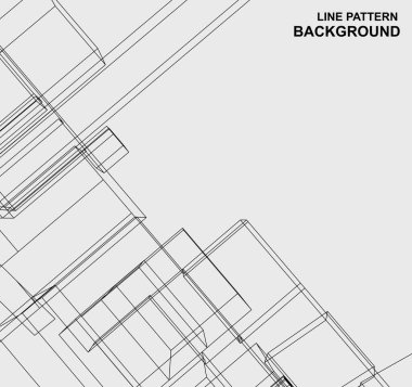 soyut mimari arkaplan, vektör illüstrasyonu