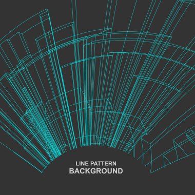 geometrik desen çizgileri ve kareler