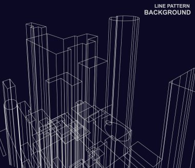 modern geometrik çizgiler arka plan. vektör siyah ve beyaz