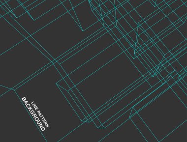 Yeşil çokgen desenli soyut geometrik arkaplan. vektör illüstrasyonu.