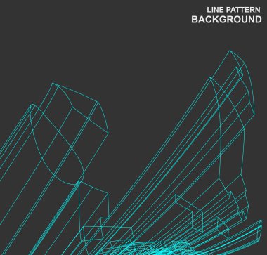 Soyut geometrik çizgiler arkaplanı