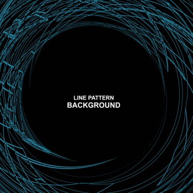 Soyut geometrik desen. Siyah ve beyaz doğrusal desenli çizgi arkaplanı.