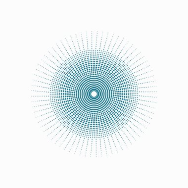 Soyut yarım tonlu daire deseni. vektör arkaplanı Noktalı doku. tasarım ögesi, modern, iş kartı, iş posteri, iç tasarım.