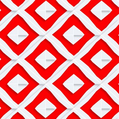 Geometrik şekilli kusursuz desen, vektör illüstrasyonu