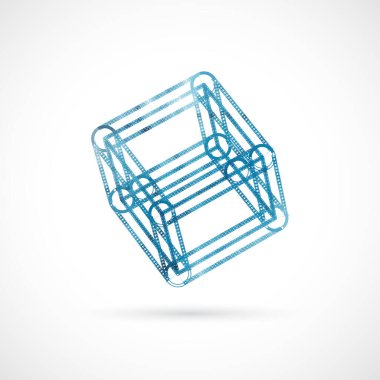 3d küp logo tasarımı