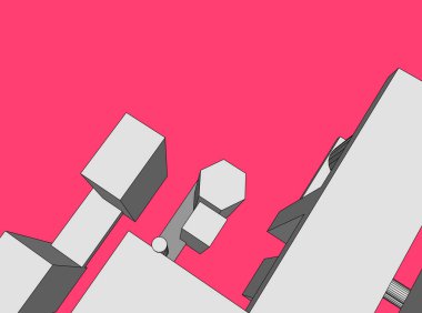 Yapı arka planının vektör illüstrasyonu