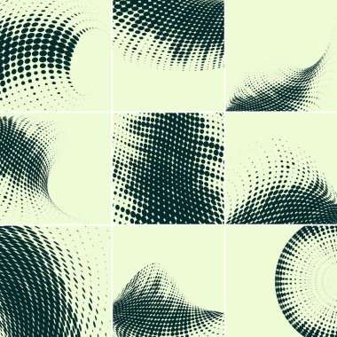 Yarım ton noktalar dizaynını ayarla