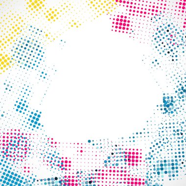 Soyut renkli geometrik arkaplan vektörü