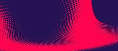 Yarım tonlu arka plan. Yarım ton noktalı soyut illüstrasyon.