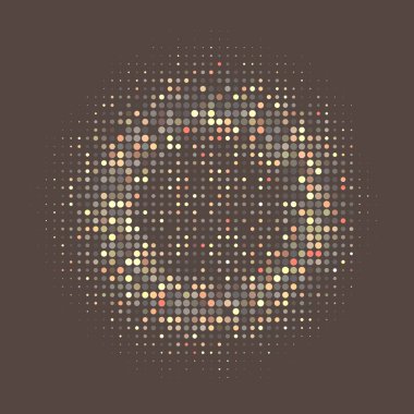 renkli yarım ton noktaları arkaplan