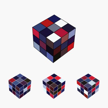 3d küp kümesi