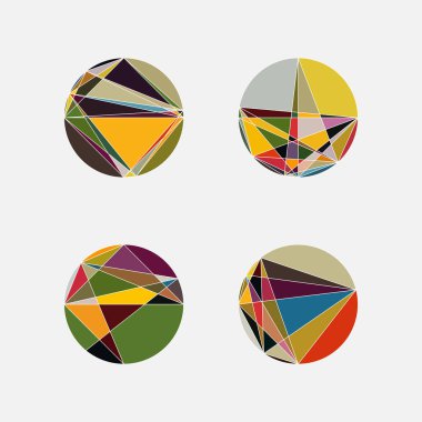 Geometrik şekiller ve çizgiler